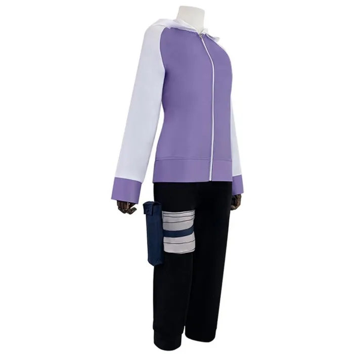 Naruto Hinata Hyuuga Coat Pants Outfits Halloween Carnival Suit Cosplay Costume