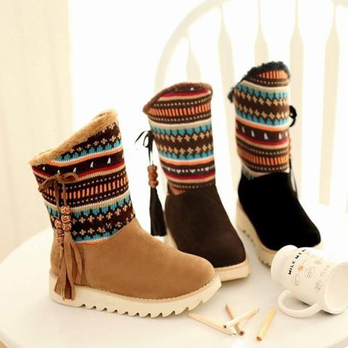 Stylish Lace Up Boots