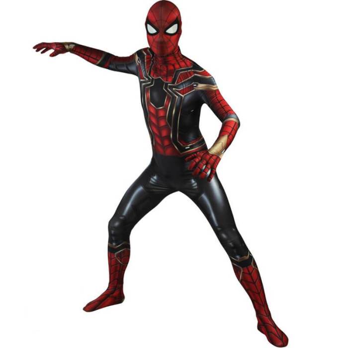 Infinity War Iron Spider Peter Parker Jumpsuit Cosplay Costumes