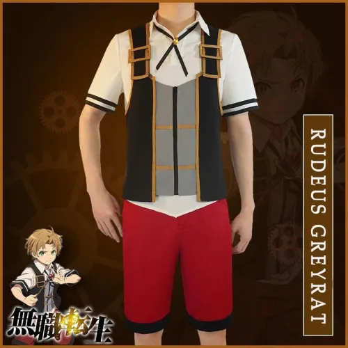 Mushoku Tensei: Jobless Reincarnation Rudeus Greyrat Cosplay Costume