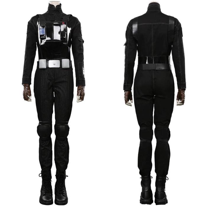 Star Wars-Jyn Erso Pilot Jumpsuit Romper Outfits Halloween Carnival Suit Cosplay Costume