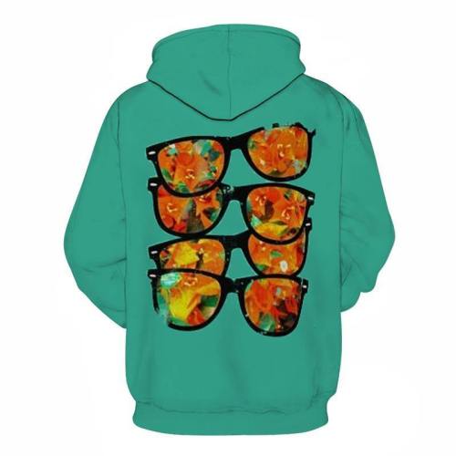 Shady Glasses 3D - Sweatshirt, Hoodie, Pullover