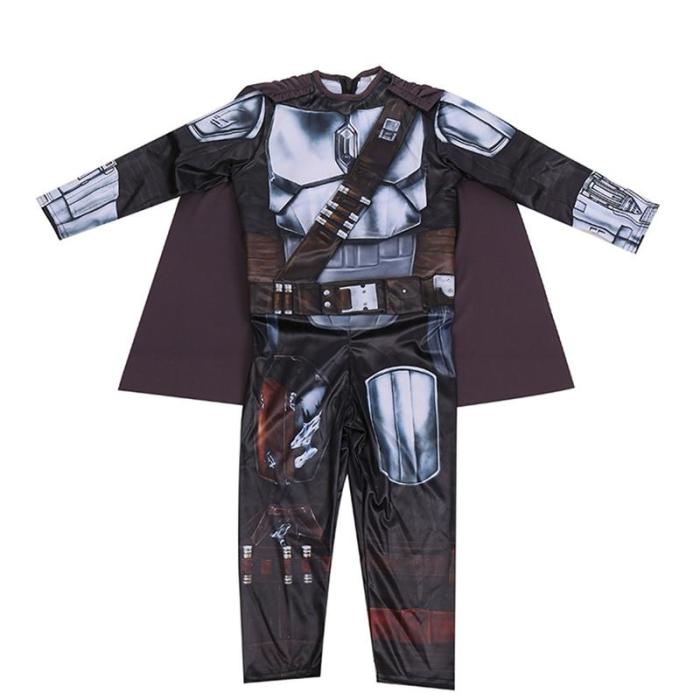 Kids Galaxy Bounty Hunter The Mandalorian Cosplay Costume Uniform Suit