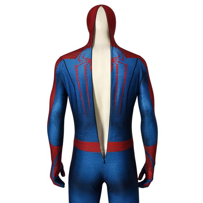 Spider-Man Peter Parker The Amazing Spider-Man Jumpsuit Cosplay Costume -