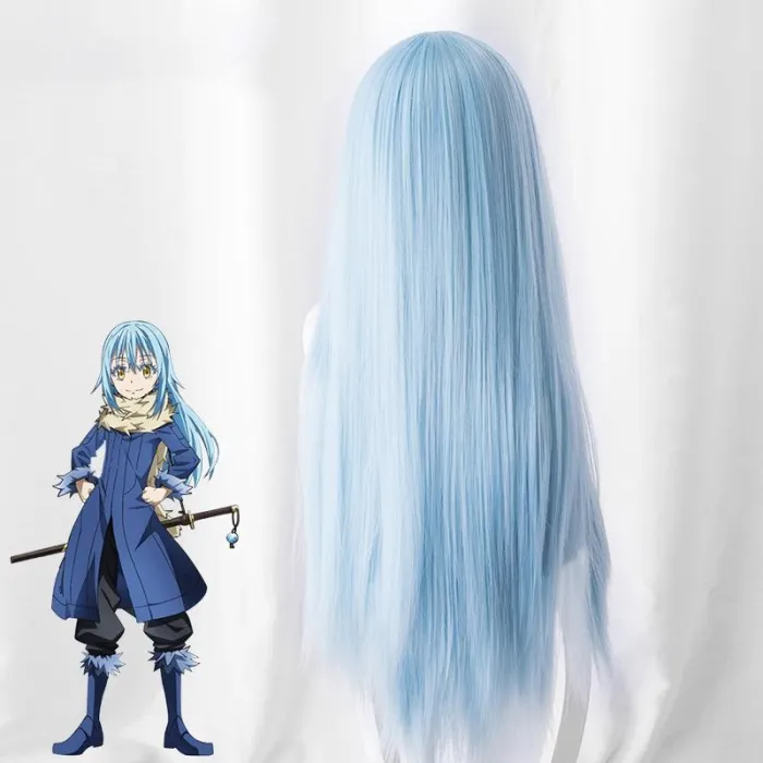 That Time I Got Reincarnated As A Slime Tensei Shitara Suraimu Datta Ken Rimuru Tempest Blue Cosplay Wig