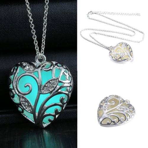 Luminous Heart Steel Necklace