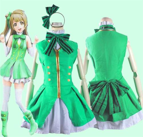Anime Green Love Live Kotori Cosplay Uniforms Start Dash Lolita Minami Kotori Costume Theatrical Dress Outfits