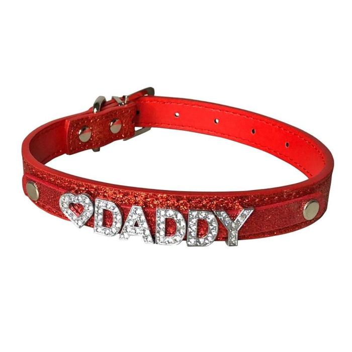 Rhinestone Daddy Collar
