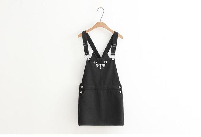 Black Cat Suspender Dress