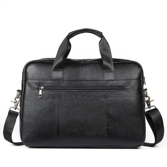 Leather Briefcase Laptop Handbag Messenger Business Bag