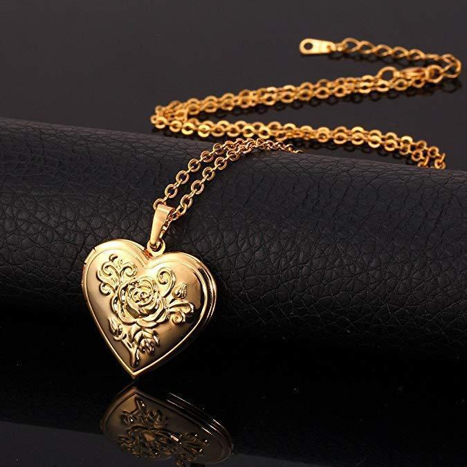 Romantic Heart Locket(Gold + Silver)