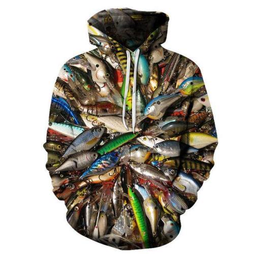 Fishing Lure 3D Sweatshirt, Hoodie, Pullover