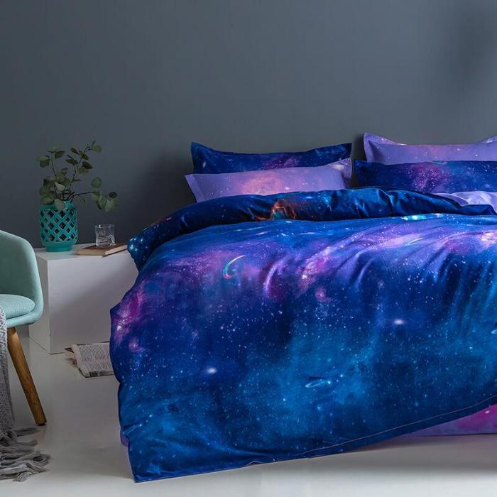 Galaxy Bedding Set Duvet Covers Comforter Bed Sheets For All Seasons