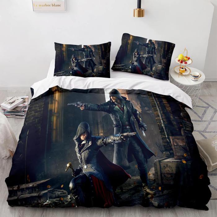 Assassin'S Creed Odyssey Bedding Set Duvet Covers Comforter Bed Sheets