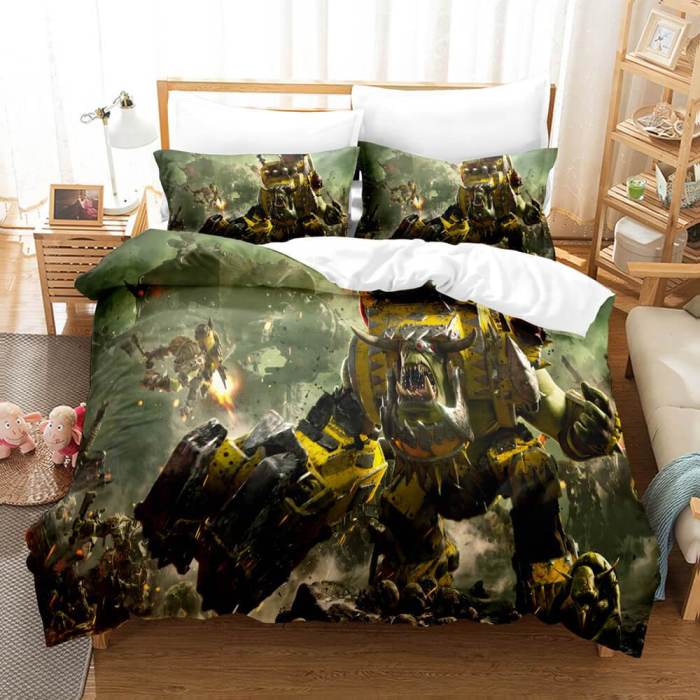 Warhammer 40K Cosplay Comforter Bedding Set Duvet Covers Bed Sheets