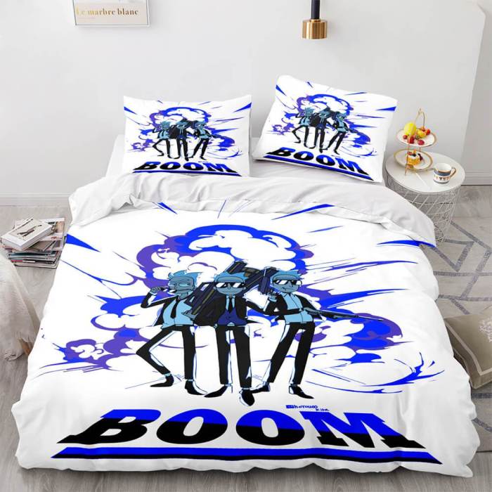 Rick And Morty Cosplay Kids Soft Bedding Sets Duvet Covers Bed Sheets