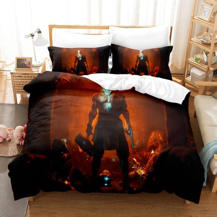 Game God Of War Cosplay Bedding Set Duvet Covers Comforter Bed Sheets