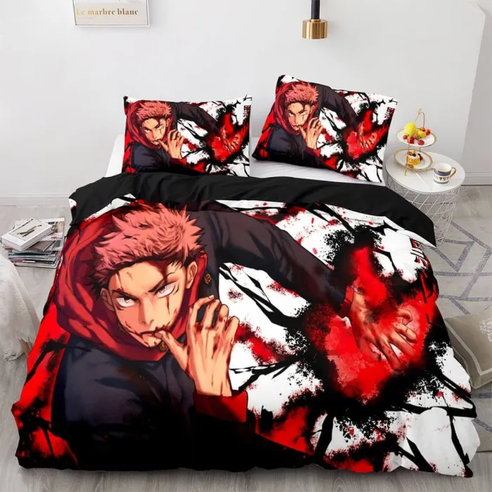 Jujutsu Kaisen Cosplay Bedding Sets Soft Duvet Covers Bed Sheets
