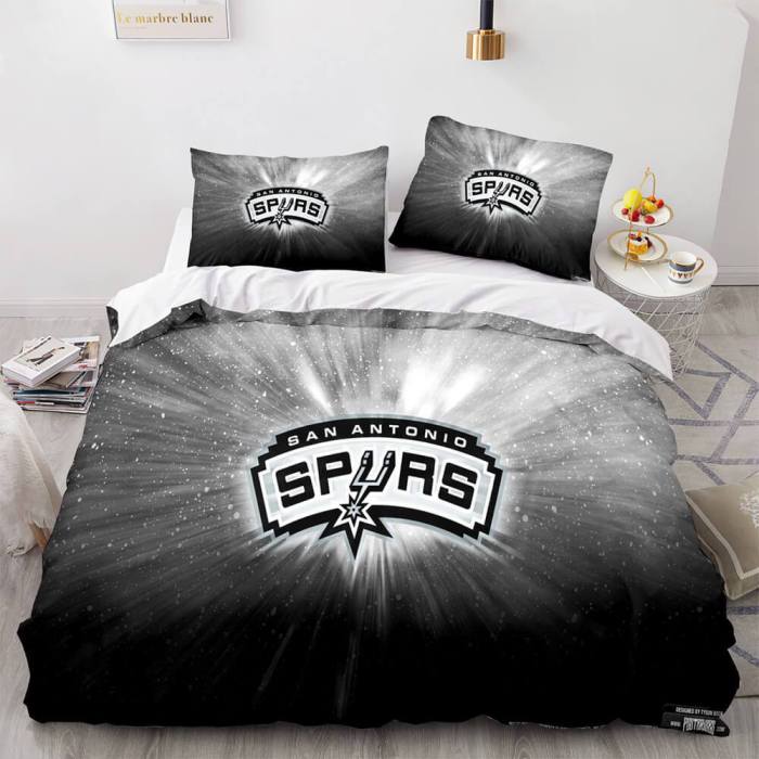 Nba Team Cosplay Bedding Set Full Duvet Cover Comforter Bed Sheets