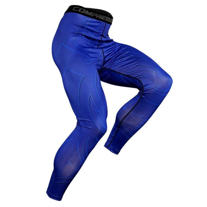 Men Compression Skin Tights Leggings Run Jogging Gym Workout Crossfit Bodybuilding Male Bottom  Trousers Fitness Sports Pants