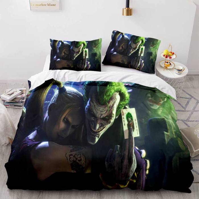 Batman Cosplay Full Bedding Set Duvet Cover Comforter Bed Sheets