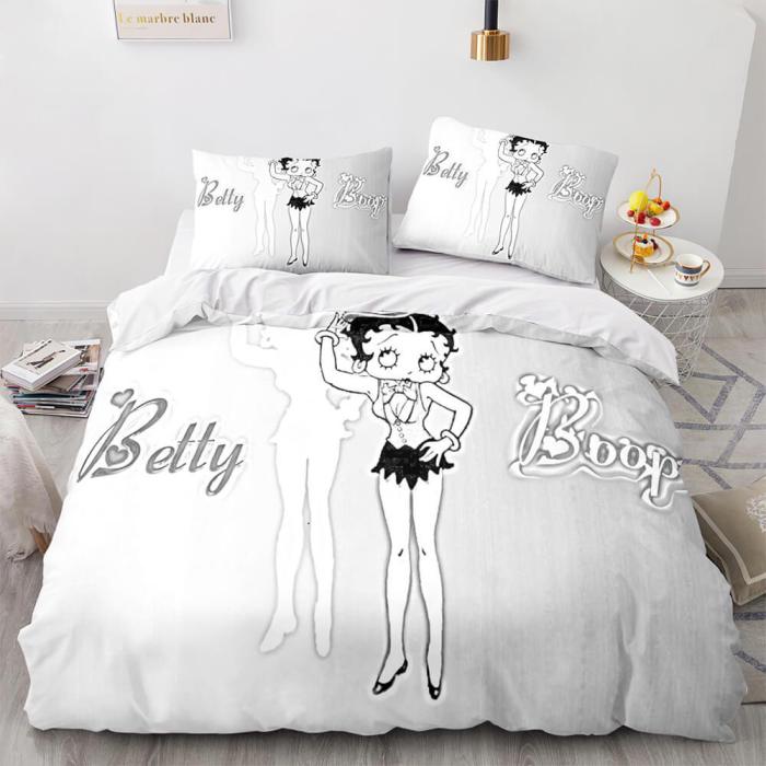 Betty Boop Cosplay Bedding Sets Duvet Covers Comforter Bed Sheets