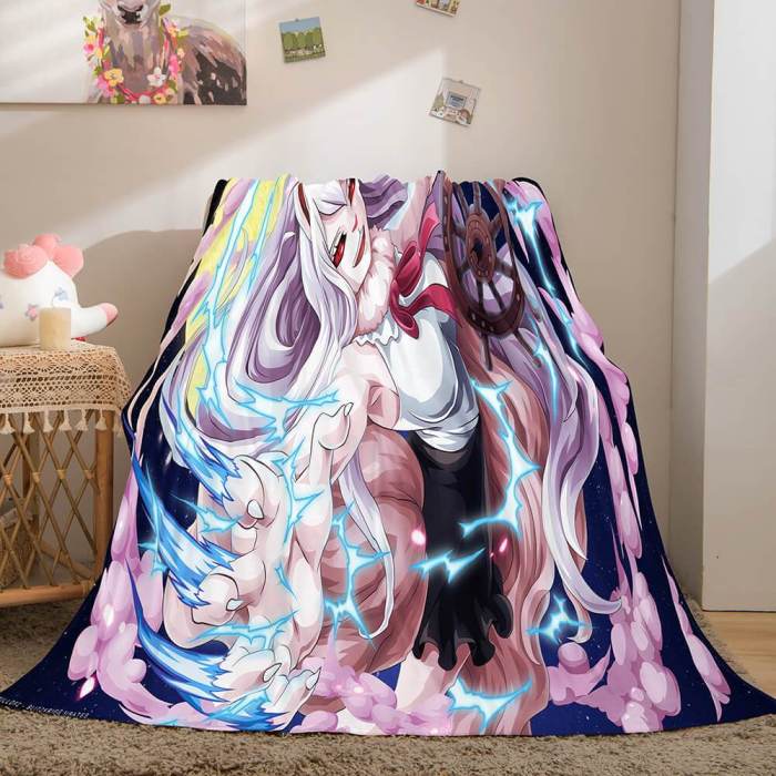 Anime One Piece Cosplay Flannel Blanket Fleece Throw Blanket Sets