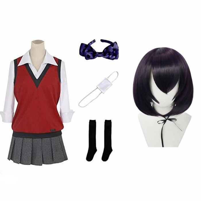 Anime Kakegurui Uniform Yumeko Jabami Kakegurui Twin Runa Yomozuki  Ikishima Midari Cosplay Costumes