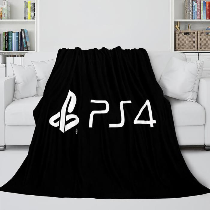 Ps4 Gamepad Flannel Blanket Throw Bedding Comforter Bedding Sets