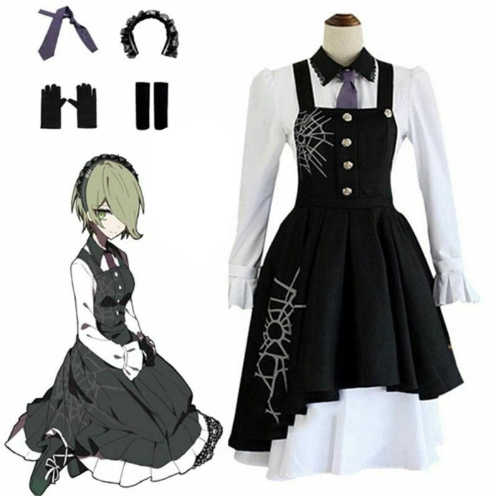 Danganronpa V3 Tojo Kirumi Cosplay Costume Japanese Game Anime Uniform Suit Outfit Clothes And Wigs Halloween Cosplay