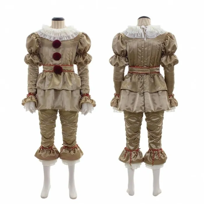 Pennywise Halloween Costume It Clown Adult Cosplay Costume Halloween Party Suit For Man And Female