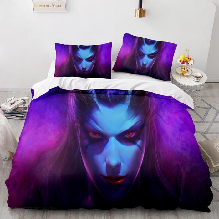 Dota Cosplay Bedding Set Quilt Duvet Covers Comforter Bed Sheets