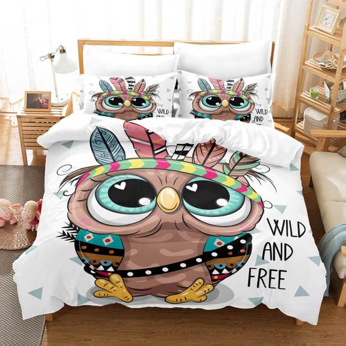 Cartoon Animals Cosplay Comforter Bedding Sets Duvet Covers Bed Sheets