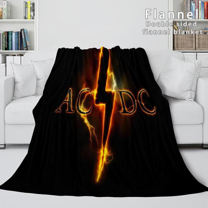 Acdc Orchestra Soft Flannel Blanket Fleece Throw Blanket Bedding Sets