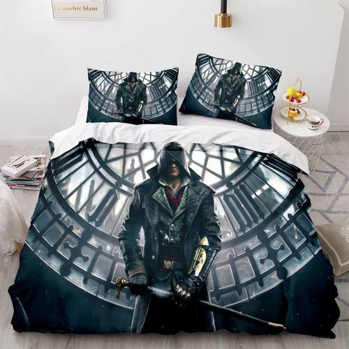 Assassin'S Creed Odyssey Cosplay Bedding Set Duvet Covers Bed Sheets