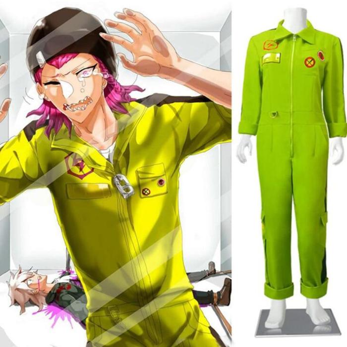 Anime Danganronpa 2 Kazuichi Souda School Uniform Cosplay Costumes Clothes