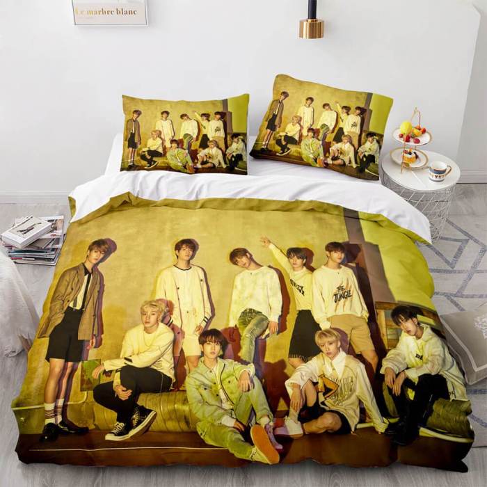 Jyp Stray Kids Cosplay Soft Bedding Sets Duvet Covers Bed Sheets