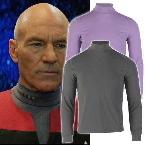 Star Trek First Contact Undershirt Deep Space Nine Picard Cosplay Uniform