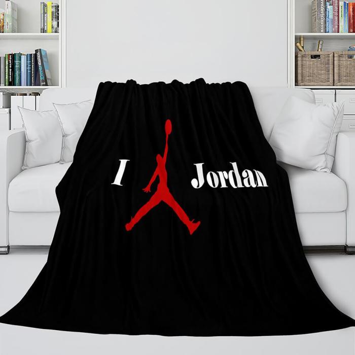 Basketball Lakers Bulls Air Jordan Cosplay Flannel Blanket Comforter Set