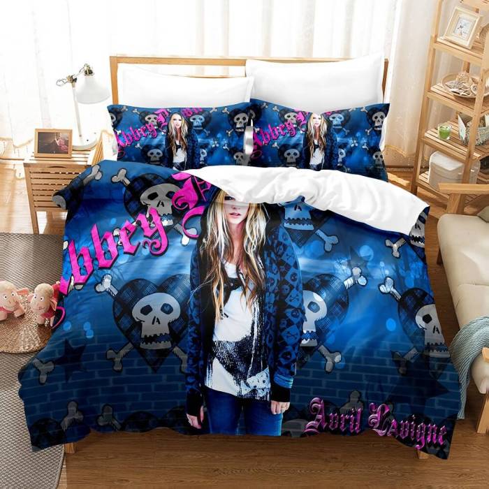 Avril Lavigne Cosplay Bedding Sets Duvet Covers Comforter Bed Sheets