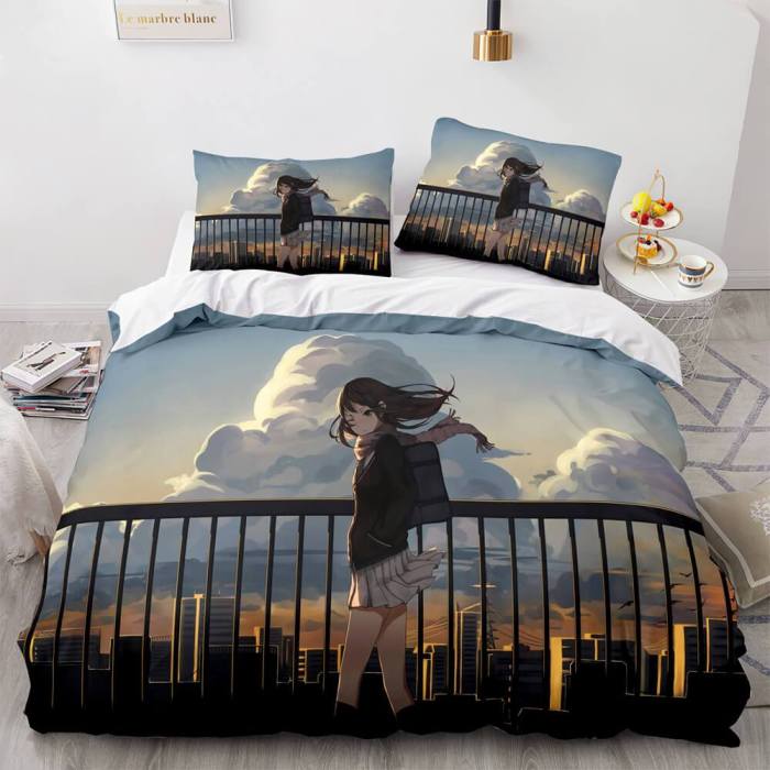Ghost Knife Comforter Bedding Sets 3 Piece Duvet Covers Bed Sheets