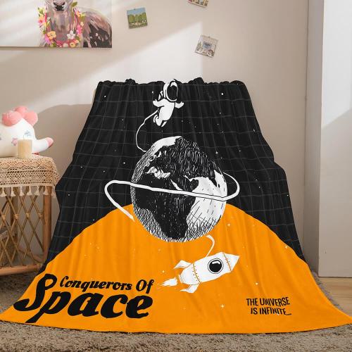 Conquerors Of Space Flannel Caroset Throw Cosplay Blanket Comforter Set