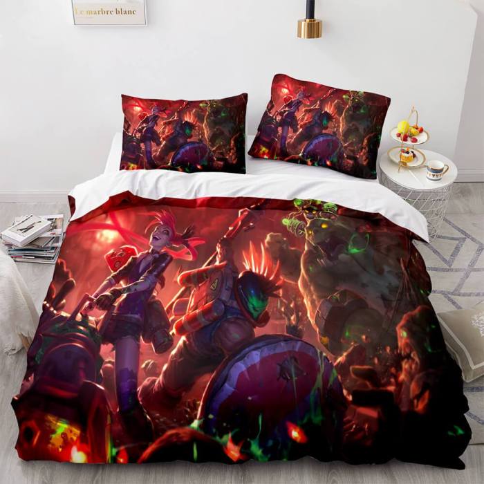 League Of Legends Bedding Sets Quilt Duvet Covers Comforter Bed Sheets