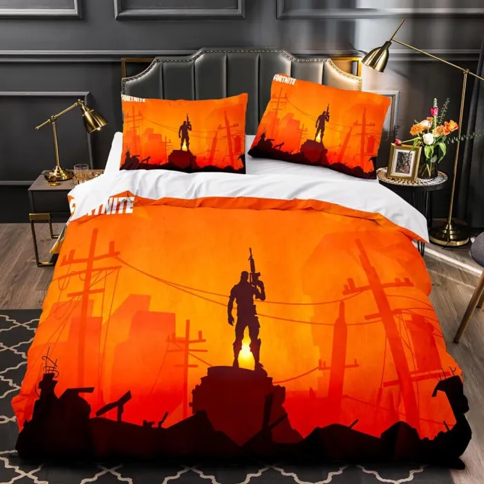 Fortnite Cosplay Bedding Sets Duvet Covers Soft Comforter Bed Sheets