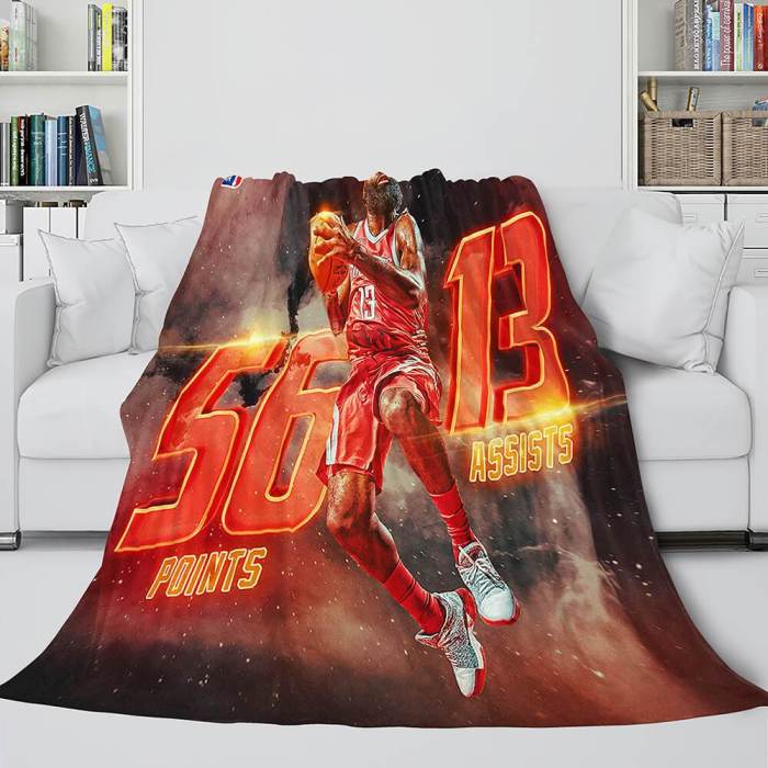 Basketball Team Flannel Fleece Throw Cosplay Blanket Halloween Comforter Set