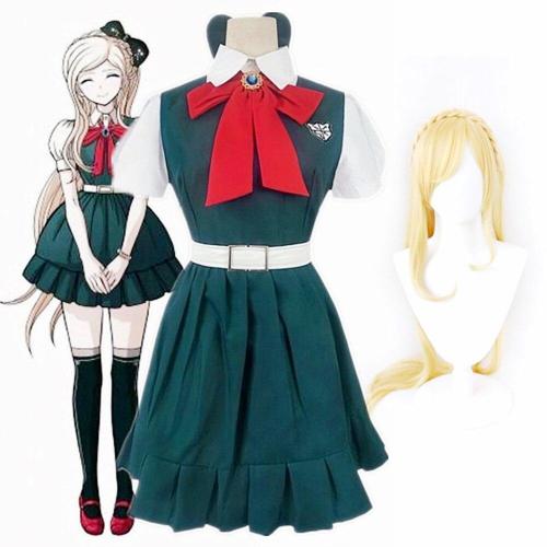 Anime Danganronpa 2 Despair Sonia Nevermind Cosplay Dress Woman Party Halloween Costume Jk School Uniform
