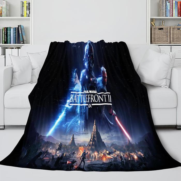 Star Wars Flannel Fleece Throw Cosplay Blanket Shawl Wrap Nap Quilt