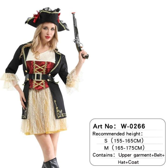 Halloween Sexy Women Pirate Cosplay Costume Fancy Party Dress Carnival Performance Party Christmas Gifts