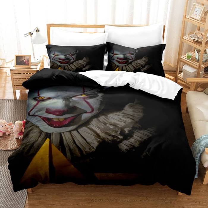 Stephen King'S It Cosplay Bedding Set Duvet Cover Comforter Bed Sheets