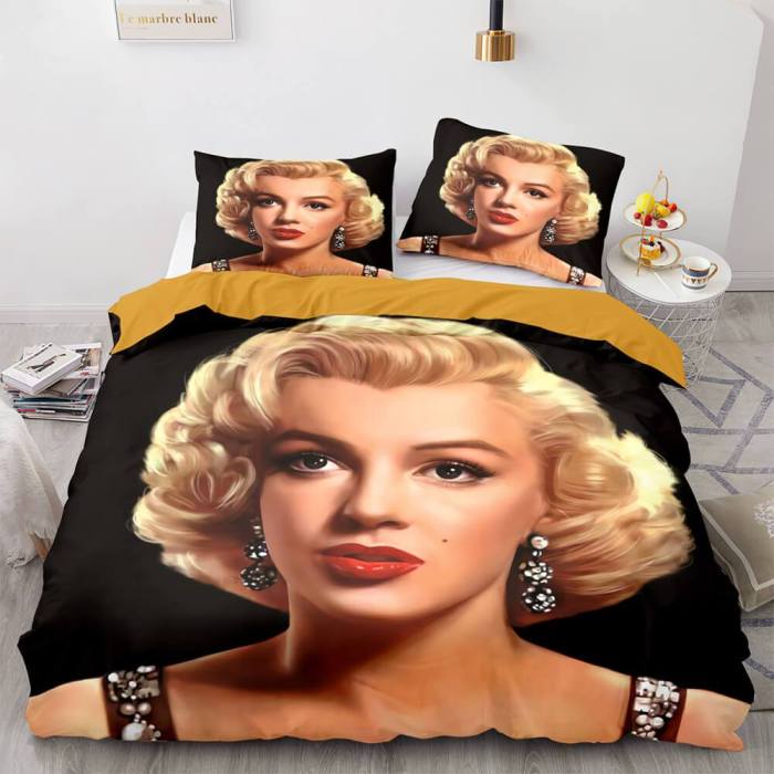 Marilyn Monroe Cosplay Bedding Sets Duvet Covers Comforter Bed Sheets